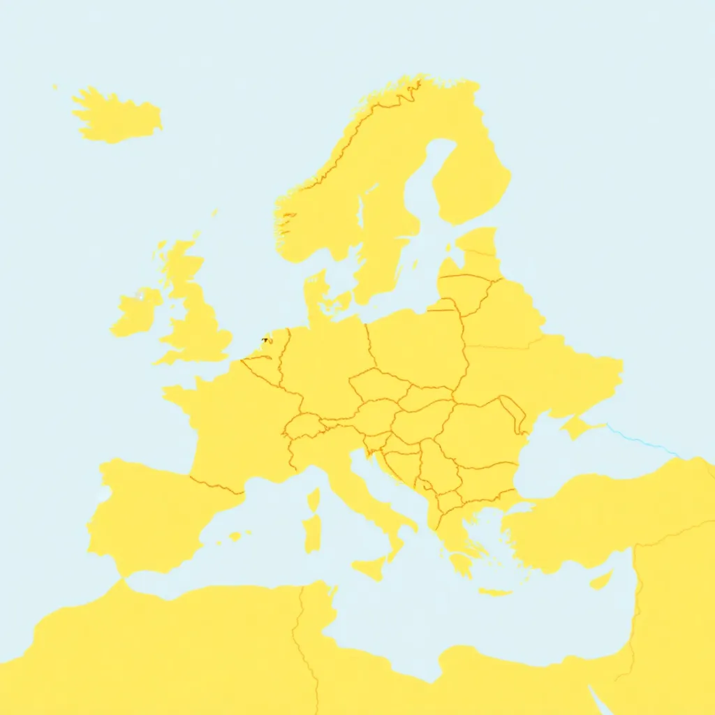 a map of europe for kids