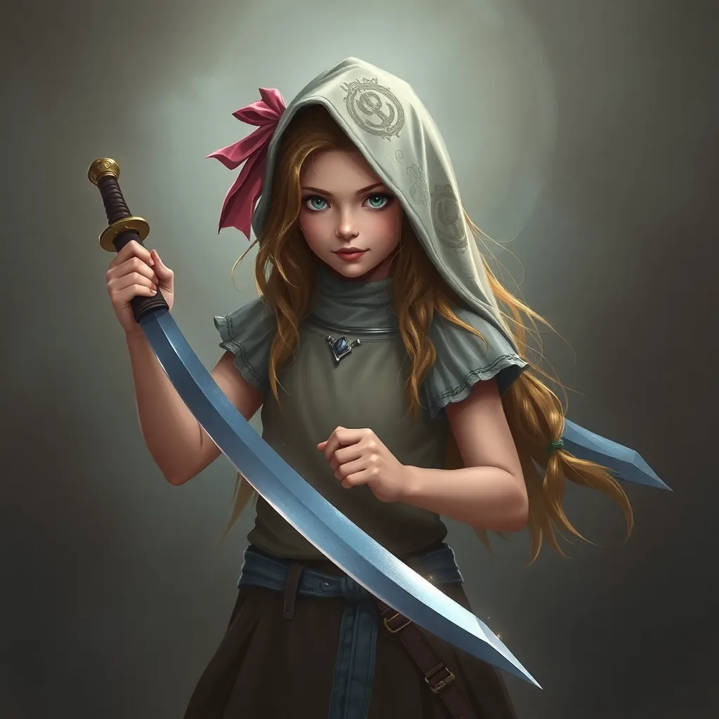 girl with a sword