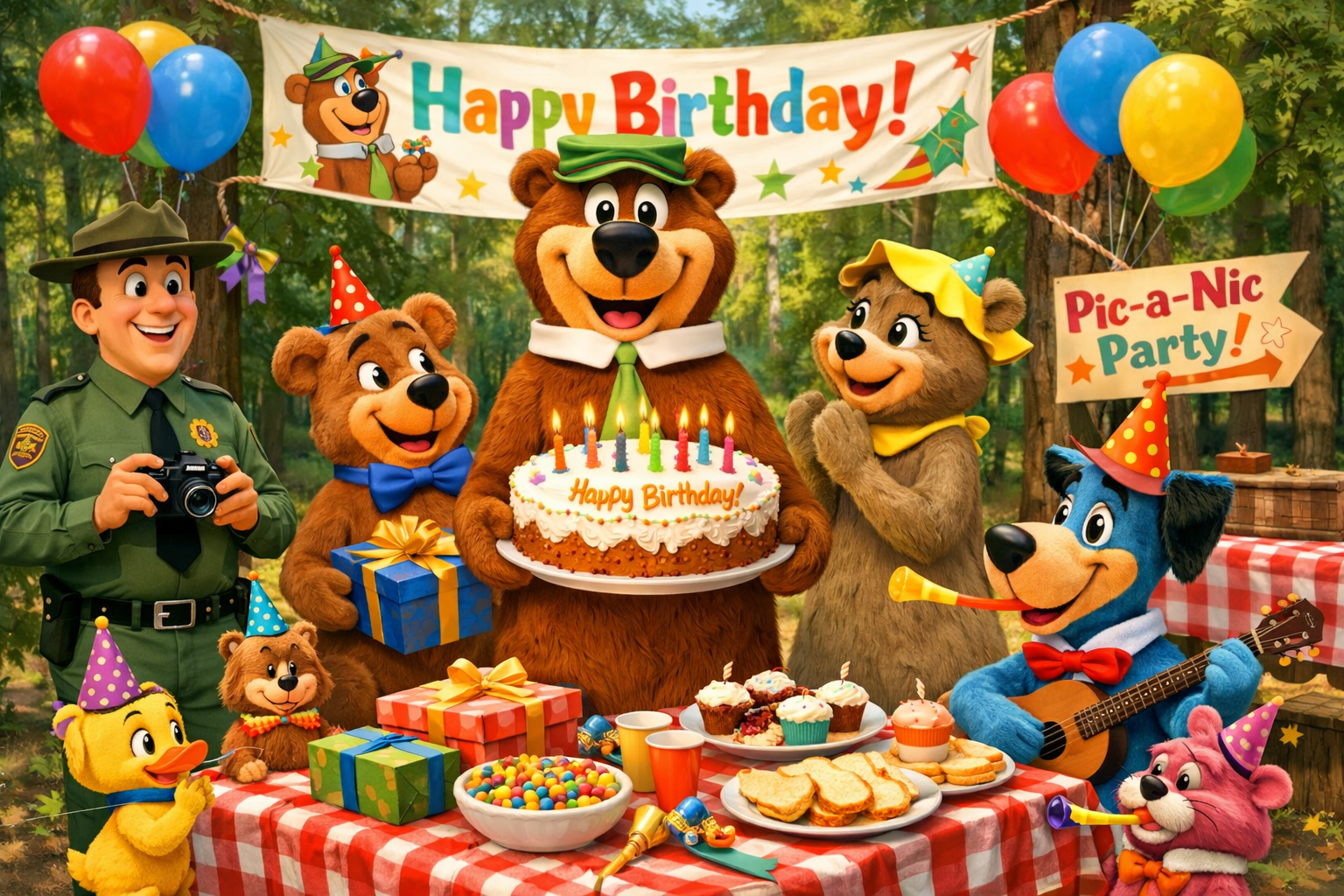 yogi bear birthday party